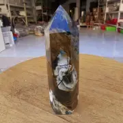 235g WOW! Natural Rare Pietersite Quartz Obelisk Crystal Tower Point Healing Gem