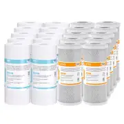 1-10 Pack 5 Micron 10" x 4.5" Sediment CTO Carbon Block Water Filter Whole House