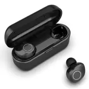 UP6 TWS bluetooth 5.0 Wireless Stereo Headphones Waterproof Sport Handsfree Earphone with Dual Mic for Xiaomi Huawei BLACK COLOR