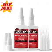 Strong Cyanoacrylate Super Glue 4oz - Thick Viscosity for Crafts & Model Kits