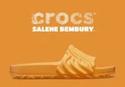 New Crocs Pollex Slide Salehe Bembury Citrus Milk Orange, Size 7 Mens/ 9 Womens