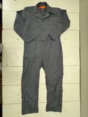 Red Kap Coveralls Blue Work/Uniform Jumpsuit Polyester Blend Mens Size 46