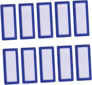 FOYTOKI Magnetic Label Holders Paper Inserts Pcs Adhesive Card Holders for Office School Library Whiteboard Blue