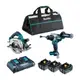 MAKITA 牧田 18V鋰電無刷雙機組-震動起子電鑽＋圓鋸機(DLX2442GX1)｜ASTool 亞仕托