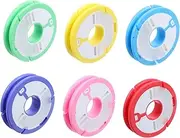 Anneome 6Pcs Fishing Line Spool Organizer Durable Fishing Line Reels for Easy Winding and Storage Lightweight Multi Design for Novice and Experienced Anglers