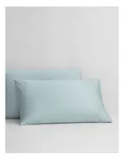 [Sheridan] Palais Lux Pillowcase Pair in Fresh Water