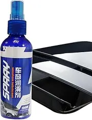 Car Window Lubricant Spray | 100ml Car Window Lubricant Noise Reduction | Rubber Strip Care Agent, Car Door Lock Maintenance Lubricant Spray Automotive