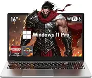 2025 Gaming Laptop 16" AMD Ryzen 7 5825U 16GB DDR4 1T SSD 1920x1080P FHD Screen Windows 11 Pro WiFi 6 HDMI Backlit Keyboard for Students Office