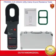FR2000A+ 0.01-200ohm Utility Clamp Ground Resistance Tester High Quality Meter
