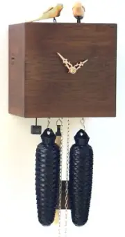 Modern cuckoo clock 8 day running time, Bamboo RH BB33-10 NEW