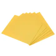6 Pack 10.83 x 8.46" 2mm Thickness EVA Foam Sheets for Arts Yellow Glitter