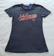 Melbourne Demons AFL AF5916 W16 Ladies Printed Short Sleeve T Shirt Size 16 New