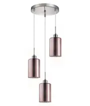 Esper Dotted Rose Gold Suspension Cluster Light