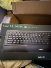 Logitech Illuminated Ultrathin Keyboard K740 with Laser-Etched Backlit Keyboard
