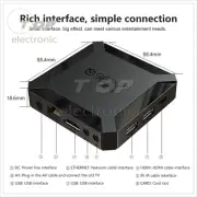 X96Q 4K Android 10.0 OS Quad Core TV BOX 2.4G WIFI HDMI 3D UHD Home Media