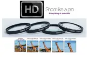 4-Pc HD Close-Up Macro Lens +1+2+4+10 For Canon XA35 XA30 XF200 XF205 XA20 XF105