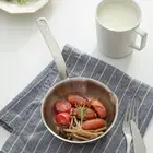 13cm Oil Splashing Pan Silver Breakfast Cooking Pot Jam