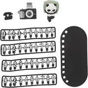 ABOOFAN 1 Set Cute Panda Car Temporary Parking Plate Creative Dashboard Phone Number Display for Vehicle Interior Versatile Use Parking Lots Shopping Centers Adorable Dash Decoration