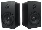 2 Rockville RockShelf 58B 360w Black 5.25" Home Theater Bookshelf Speakers/8 Ohm