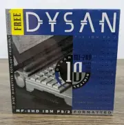 Dysan Digital MF-2HD IBM PS/2 3-1/2" Diskettes/Double Sided Floppy Disks NEW