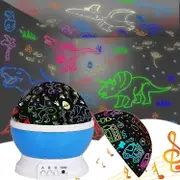 Dinosaur Night Light For Kids,night Light Projector Built-in 12 Light Songs 360 Degree Rotating 16 Colorful Lights For Children Kids Birthday, Parties