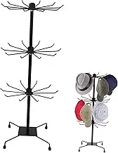 1Pc Rotating Metal Hat Display Stand for Jewelry Headwear Storage Rack Versatile Organizer for Home Office Events for Hats Hairbands Accessories