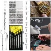 Durable Eye Glasses Watch Repair Tool Screw Nose Pad Optical Assortment Kits US