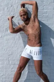 [O654] Male Model Showing Off Body To Viewer Fine Art Hunky Physique
