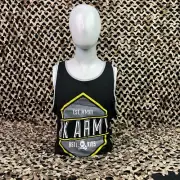 NEW HK Army Carved Paintball Tank Top - Black - X-Large
