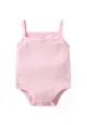 細肩帶緊身連衣褲嬰兒連身衣 - 粉紅色