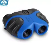 APEXEL 8X21 Mini Child Telescope Shock Proof Binocular for Kids Toys Gifts Blue