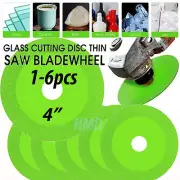 3-6pcs Glass Ceramic Cutting DISC 4" Thin Saw Blade Wheel for Angle Grinder 1mm