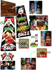 NO GOOD GOFERS Pinball Machine LAMINATED RAMP/FLAG/Decals