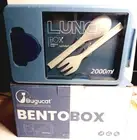 Bento Lunch Box for Adults, Kids Leak Proof Meal Prep Portion Control Boxes BLUE