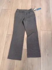 Womens Nine West Black Herringbone Wool Femme Fatale Dress Pants Sz 4NWT $89