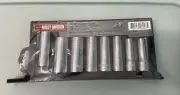 Harley Davidson HDS3819 8pc 3/8" Drive Deep Socket Set Spark Plug - NEW WRAPPED