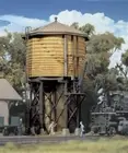 Walthers Cornerstone 933-2813 HO Wood Water Tank Assembled - Yellow Ochre