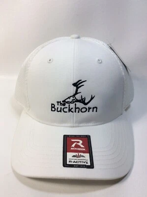 Richardson The Buckhorn R Active Cap Moisture Wicking White Model 222 ADJ NWT
