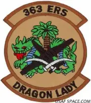 USAF 363rd EXPEDITIONARY RECONNAISSANCE SQ - DRAGON LADY-Deployed DESERT PATCH