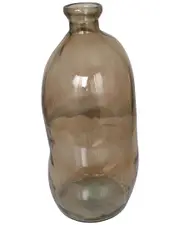 Peyton Lane Recycled Glass Spanish Bottle Decorative Vase