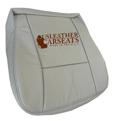 2004 to 2006 Cadillac CTS DRIVER Bottom OEM Leather Seat Cover Gray (for: Cadillac)