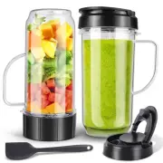 Magic Bullet Blender Cups and Blade Replacement Parts 6pcs, Tall 22oz Cup wit...