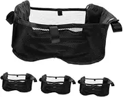 KOCKSHION Stroller Storage Organizer Bag 4pcs Stroller Basket Organizer Mesh Cargo Net Easy to Clean