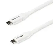 StarTech 2m USB C to USB C Cable w/ 5A PD, USB 2.0 USB-IF Certified - USB2C5C2MW