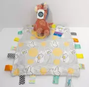 Mary Meyer Taggies Comfy Bird Blanket & Giraffe Teether Rattle Set