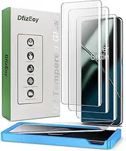 [DfizEoy] UV Tempered Glass Screen Protector for OnePlus 11, With Alignment Frame [Easy to Install], Touch Sensitive, 9H Hardness Anti-Scratch