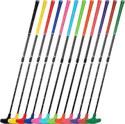 [Liliful] 12 Pack Golf Putters for Kids Two Way Mini Golf Putter with 12 Golf Balls Bulk Putter for Right or Left Handed Golfers Adjustable Length Golf Clubs Set for Men and Women