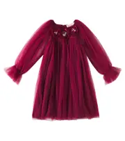 [Tutu Du Monde] Tutu Du Monde Snowy Petal tulle dress Y 10/11 red