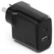 Cygnett Powerplus 32W PD Dual Port Wall Charger (Black)