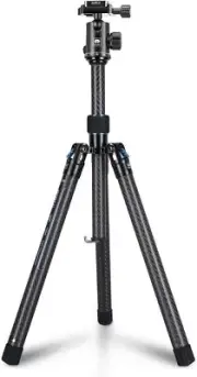 Sirui AT-125+E-10 Carbon Fiber Traveler XII Tripod w/ E-10 Ball Head 17 LB Loads